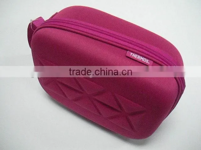 GC-----Low cost newest Red 600D nylon ice carrying ice bottle eva case bag