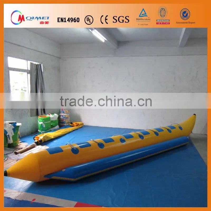 2016 New design giant Inflatable banana boat fruits Waterpark