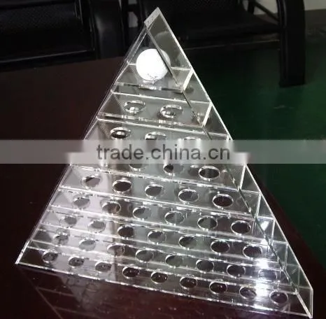 Acrylic Display Cases Acrylic Display Stand for Golf Balls Acrylic Golf Ball Display Case