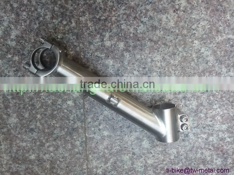 Titanium Tandem Bicycle Stem Custom Titanium Bike Stems for Road Mountain Tandem Bikes XACD Titanium Bike Stem in China