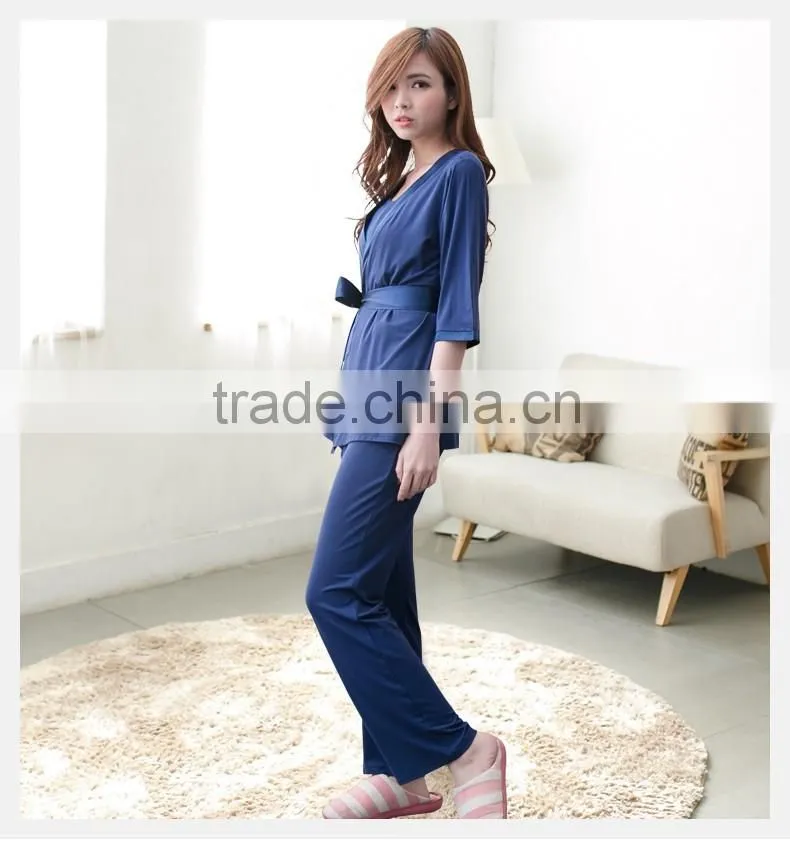 Comfortable three-piece suit Nursing nightgown for Pregnant Women