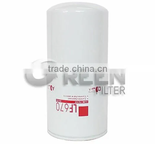 Best Selling Diesel Engine Oil filter Green Filter 3889310 LF670