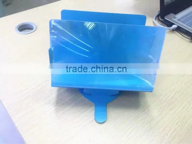 2015 New high quality 3D HD Mobile Cell Phone PU Screen Magnifier