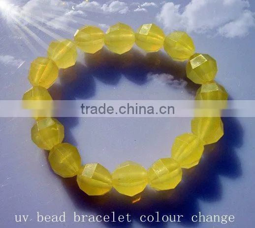 12MM UV bead bracelet Colour change in sunshine Test UV five colour for choice