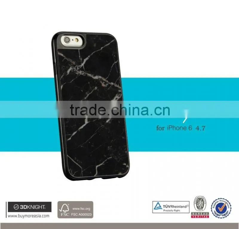 Unique Ultra Thin Marble for iPhone Case, White Black TPU Case for iPhone 6, Luxury Slim Marble Hard Smart Cover