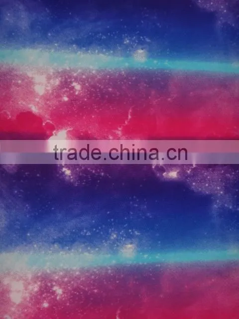Digital printing polyester spandex fabric