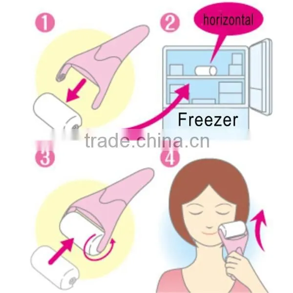 Porfessional Anti Puffiness Derma Roller Therapy Skin Cooling Roller