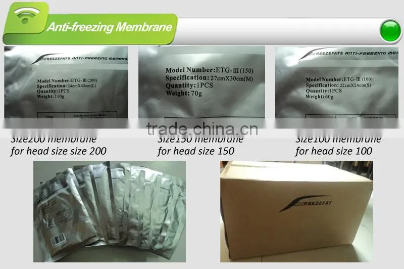 cryolipolysis slimming machine,10pcs medium anti-freeze membranes,Professional manufacturer in China&Fast and safe delivery