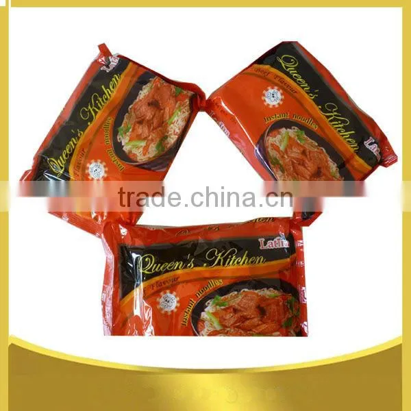 75g bag fast noodles beef flavor palm oil fried