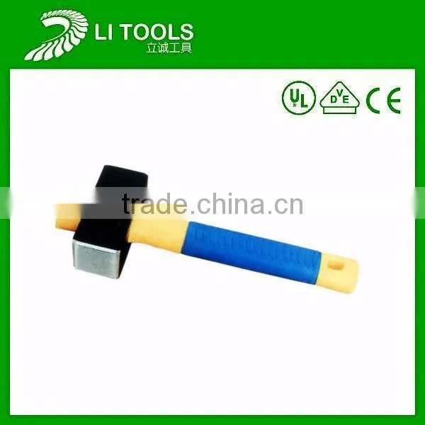 Carbon steel Good quality wood handle stone breaking hammer