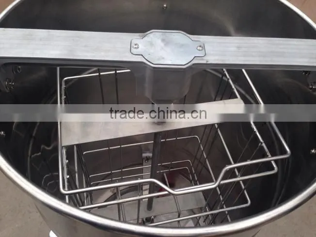 2016 new style stainless steel 2 frames honey extractor by manual hot sale