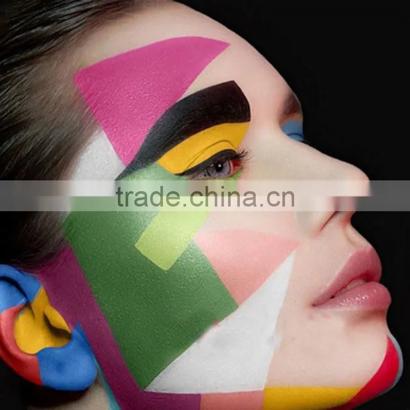 professiona Washable bride make up modeling colour face paint body paint