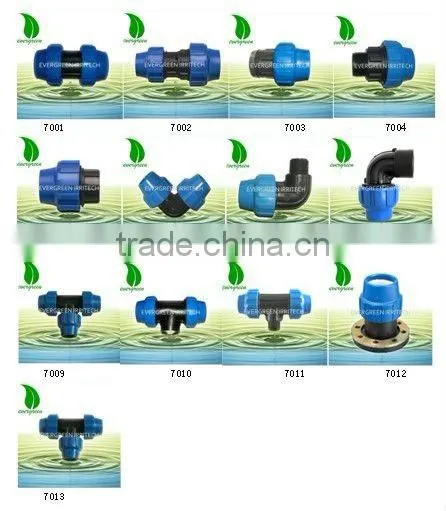Irrigation PP fitting male tee