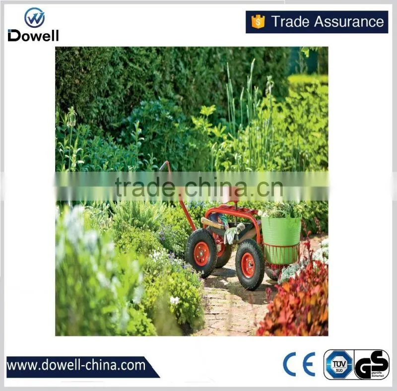 TC4501E Deluxe Tractor Scoot with Bucket Basket Heavy Duty steerable garden seat cartTC4501EHome Garage Utility Rolling Work Sea