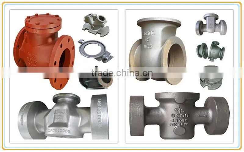 Polishing cast iron cap casting for gate valve