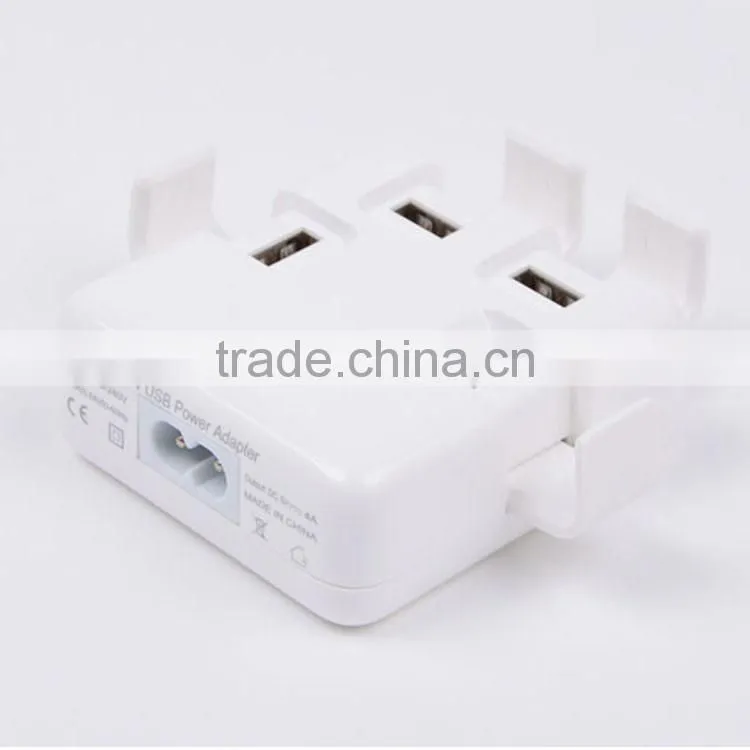 shenzhen 5v 4 ports USB plugs mini cell phone charger