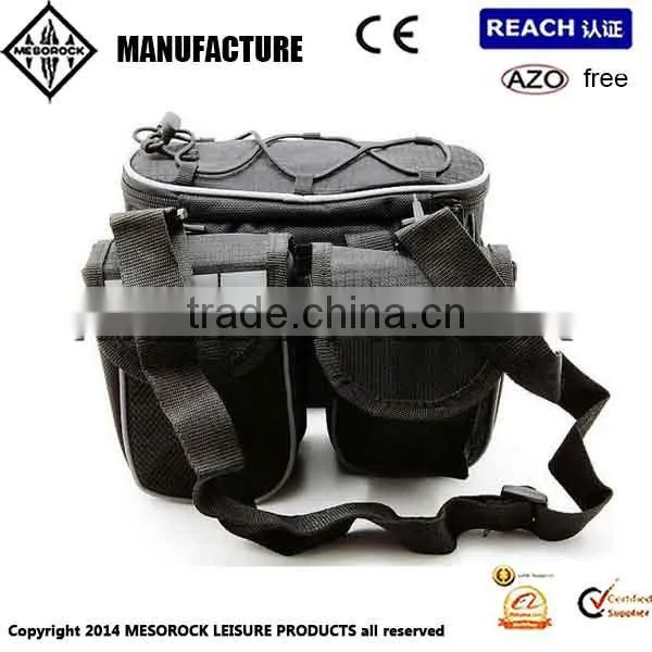 4 in 1 mountain bike front tube bag beam packet bag Cycling bike bicycle trame pannier