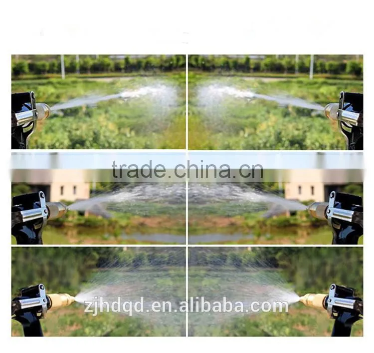 car washing spray gun , washing gun with brass head and button , black hand shank