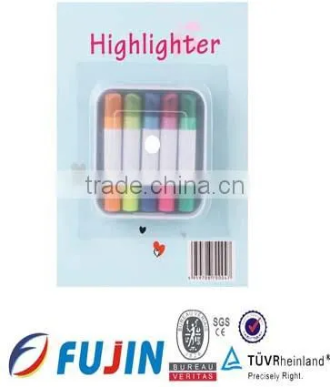 2*1 syringe/injection highlighter with memo and base/Needle cylinder pen/combo highlighter pens made in china