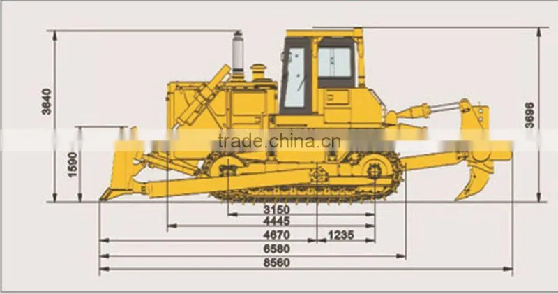 2016 new model SD7 Bulldozer hot sale