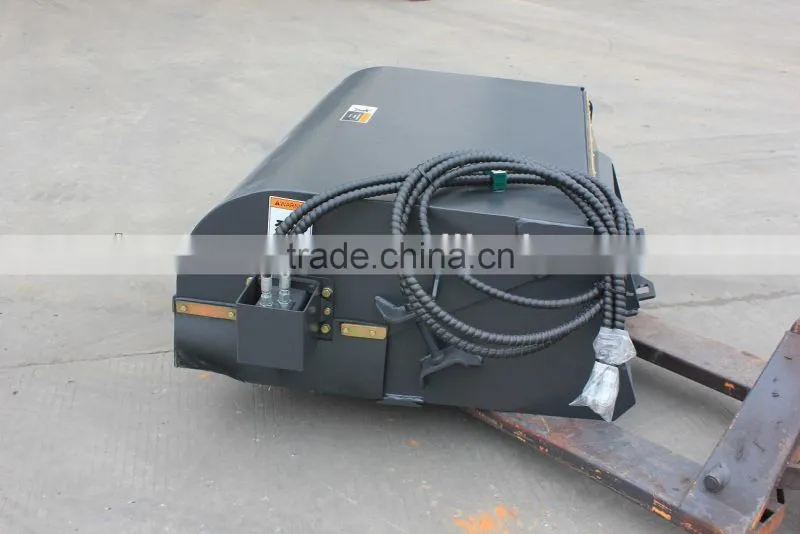 mini street sweeper for skid steer loader