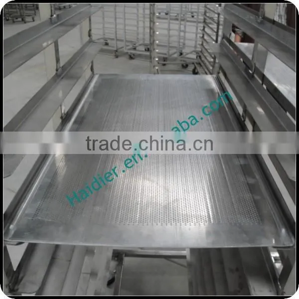 Stainless steel bread pans for baking oven, perforated baking pan