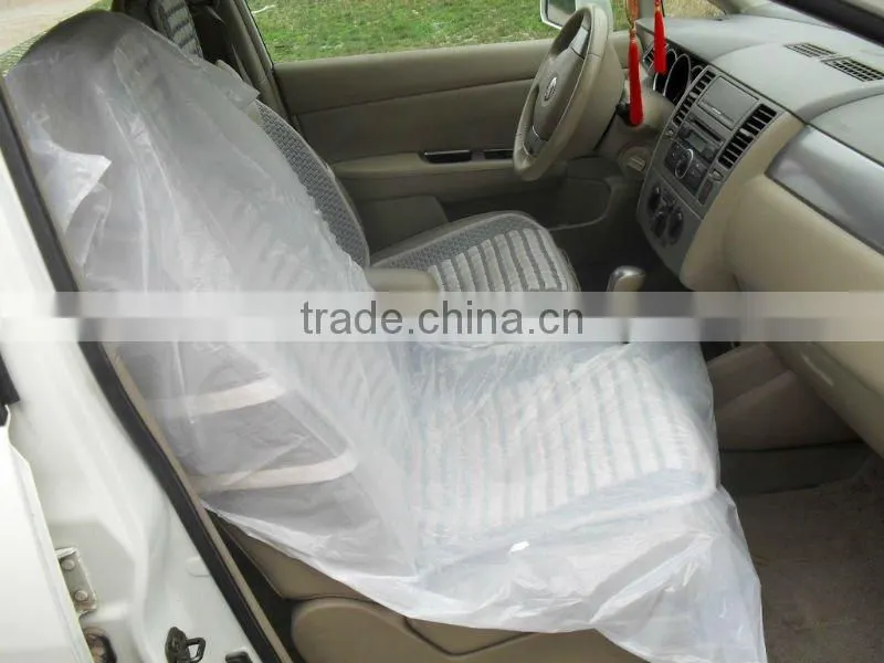 Auto Repair Disposable Plastic Car Seat Cover in rolls