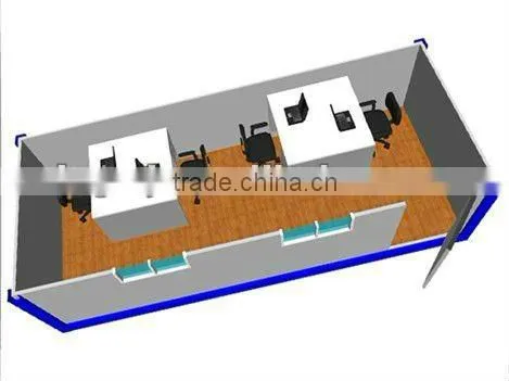 Sandwich panel container lving home
