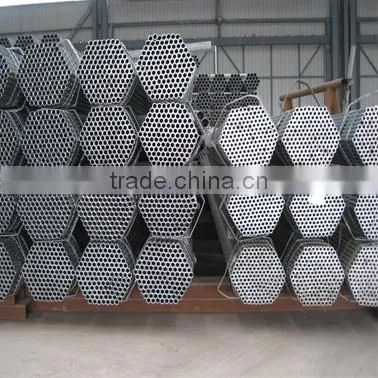 greenhouse framework round pre galvanized 86mm pipe