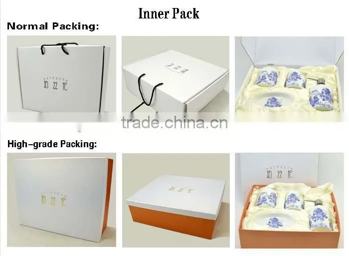 Fresh design ceramic bathroom accessory set for Washroom