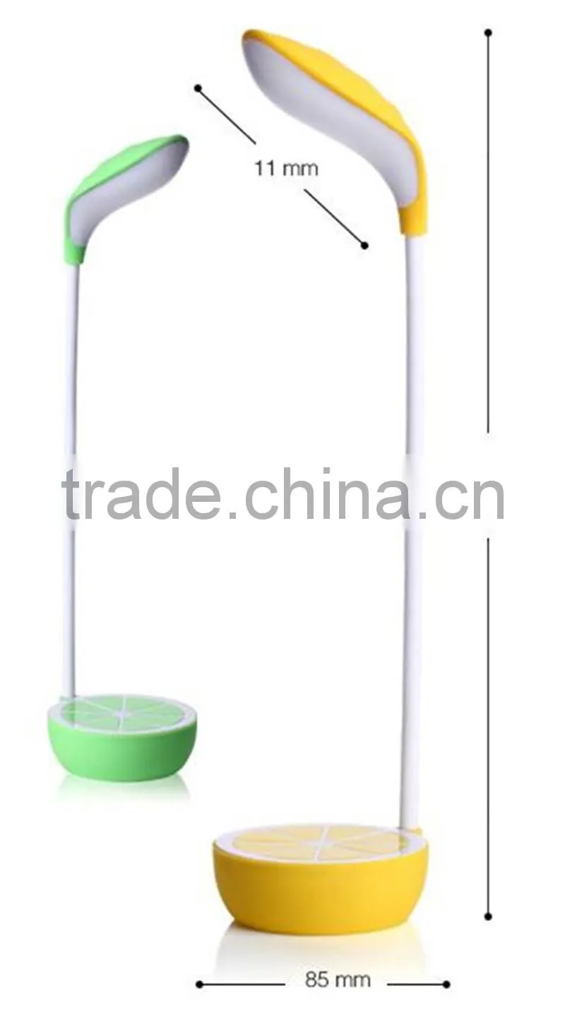 CT-746 Lemon Lamp LED eye protection desk lamp Foldable study lamp USB Rechargeable Lamps Night lamp