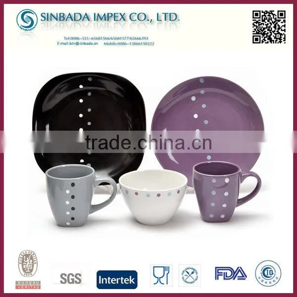 2015 nice lookings new design ceramic tableware/china dinner set