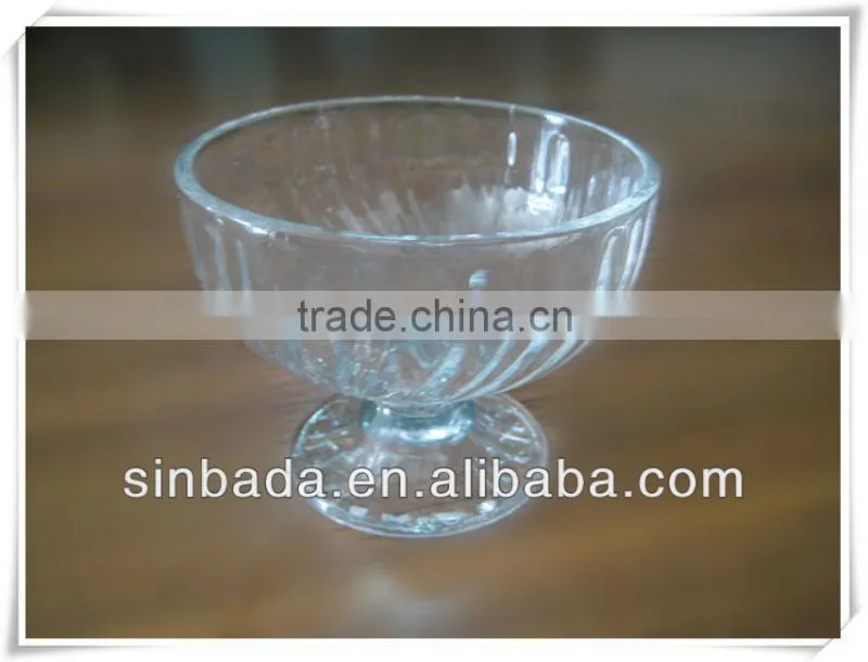 Wholesales High quality glass dessert bowls ,Glass ice cream bowl