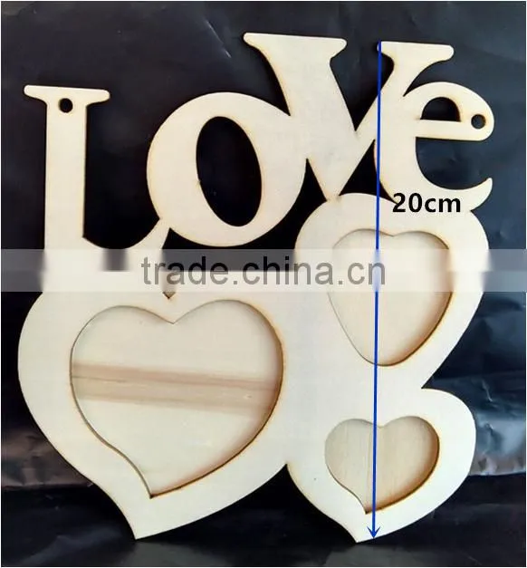 Cheapest factory custom-made new style funny baby wooden photo frame wholesale