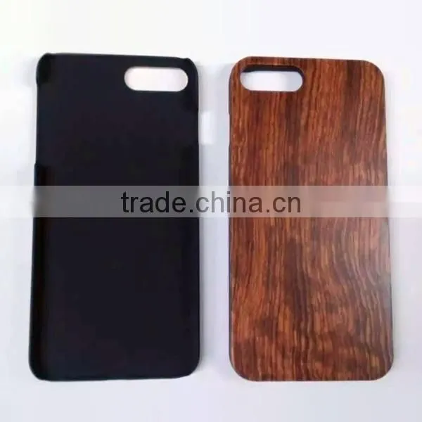 Wood mobile phone case, PC bottom protective back cover for iPhone7