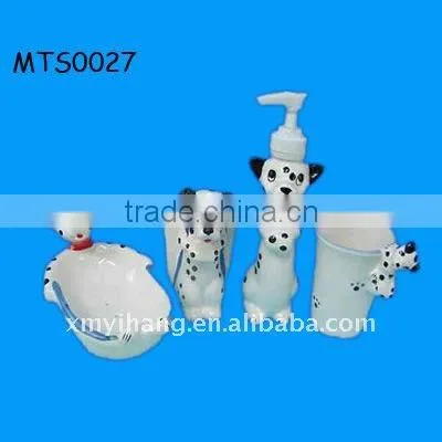 ceramic kids corn toothbrush stand
