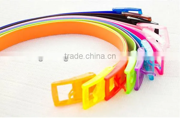 High quality men/women silicone leather belt