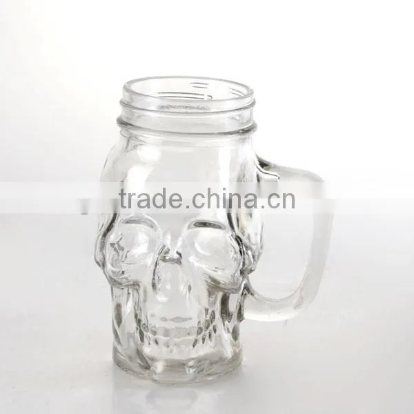 2016 newest 5oz skull glass oil&vinager bottle