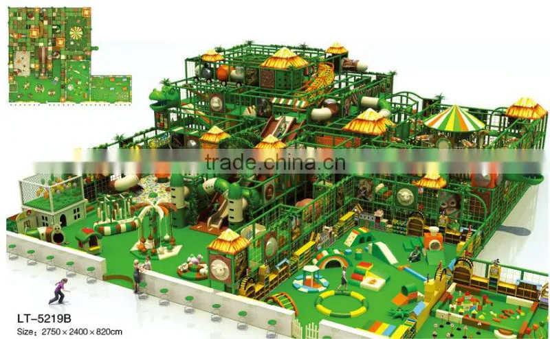2015 New Pirate Ship Style Indoor Children Playground For Sale LT-0061C