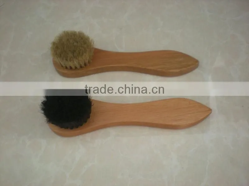 wooden shoe brush