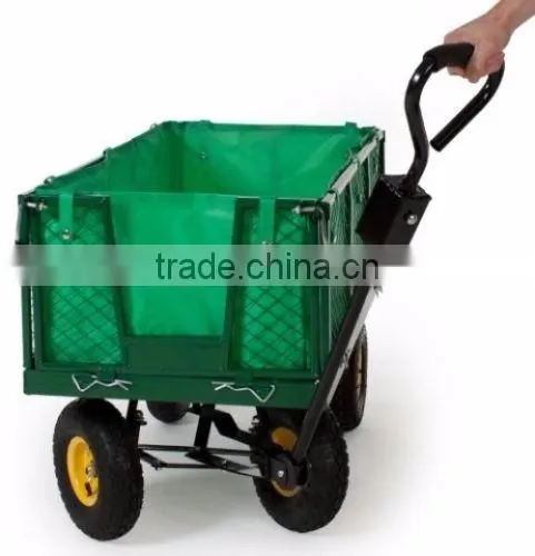 TC1846 garden trolley mesh cart utility wagon truck dump TC1846