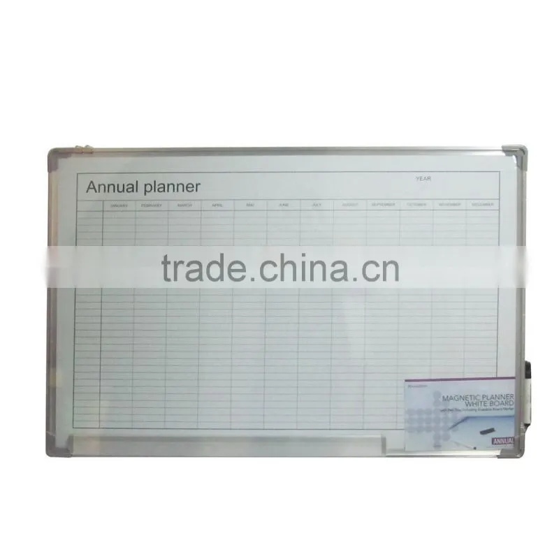 2014 new design 90cm office magnetic whiteboard calendar