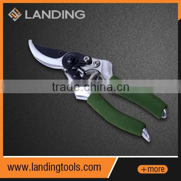 602201 215mm high carbon and black teflon electroplated steel blade garden prunner