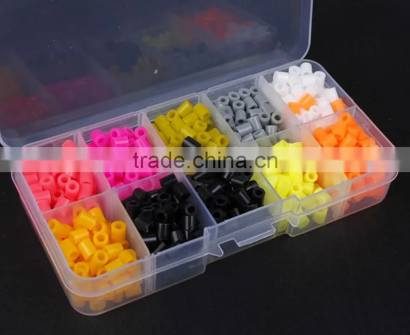 2016 Hot Selling 5mm DIY Eco-friendly Cartoon Perler Beads Educational Hama Perler Beads Wholesale