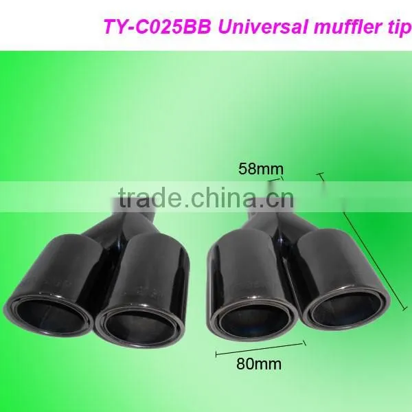 high quality auto part stainless steel 304 universal exhaust muffler tip