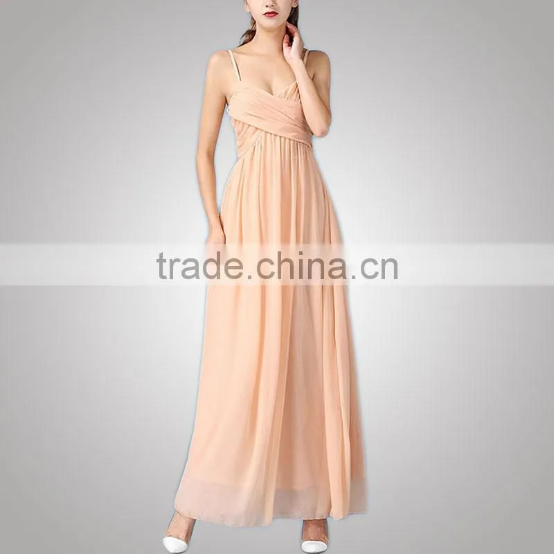 Beautiful Ladies Elegant Design Breathable Bridal Train Dress Factory Provide