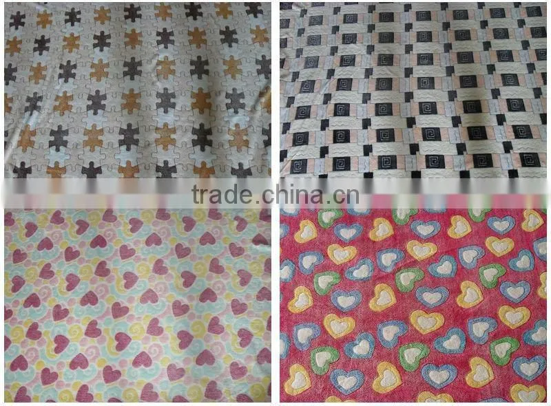 high quality jacquard coral fleece blanket