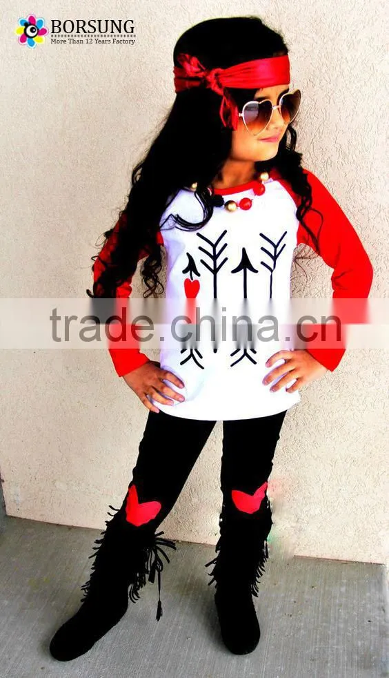 Wholesale cotton Kids raglan sleeve printing t-shirts