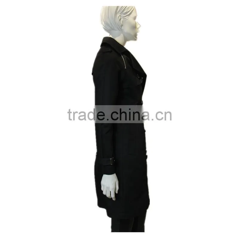 2014 2015 new design women trench coat custom windbreaker