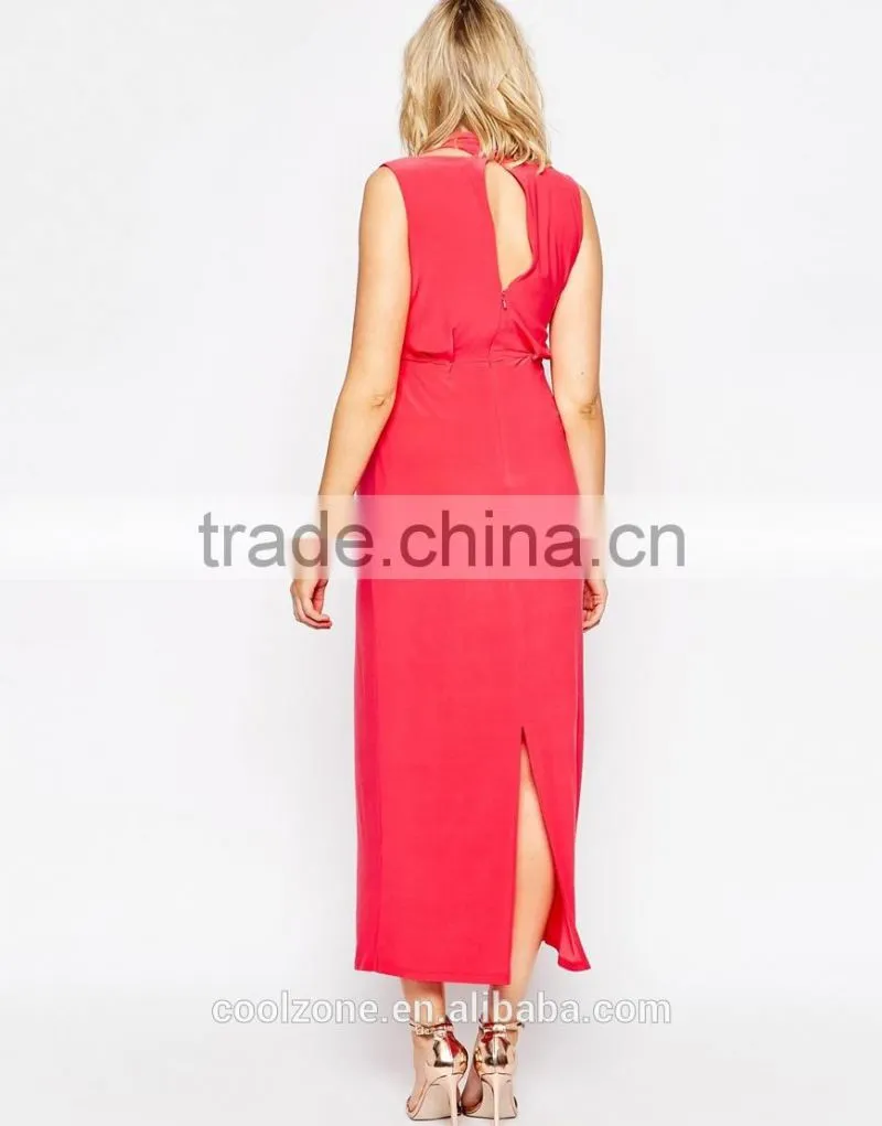 Fashion cut-out detailing maternity party dresses for pregnant women